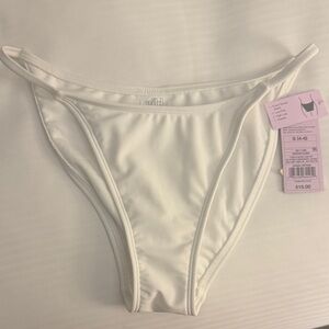 wild fable White High-Cut  cheeky Bikini Bottom